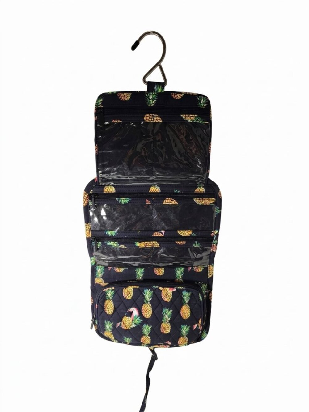 NWT Vera Bradley Medium Travel Organizer Toucan Party Cosmetic Bag Purse Makeup